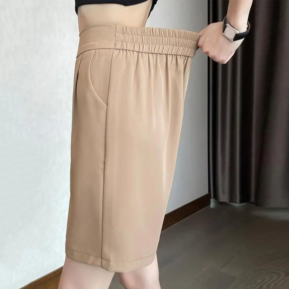 Women Shorts Comfortable Women's Summer Shorts with High Waist A-line Design Breathable Fabric for Casual Wear Everyday Comfort