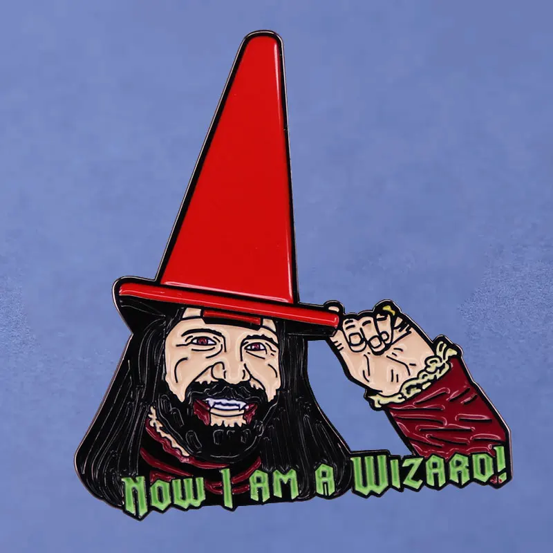 Now I Am A Wizard Anime Lapel Pins Backpack Jeans Enamel Brooch Pin Women Fashion Jewelry Gifts Cartoon Badges