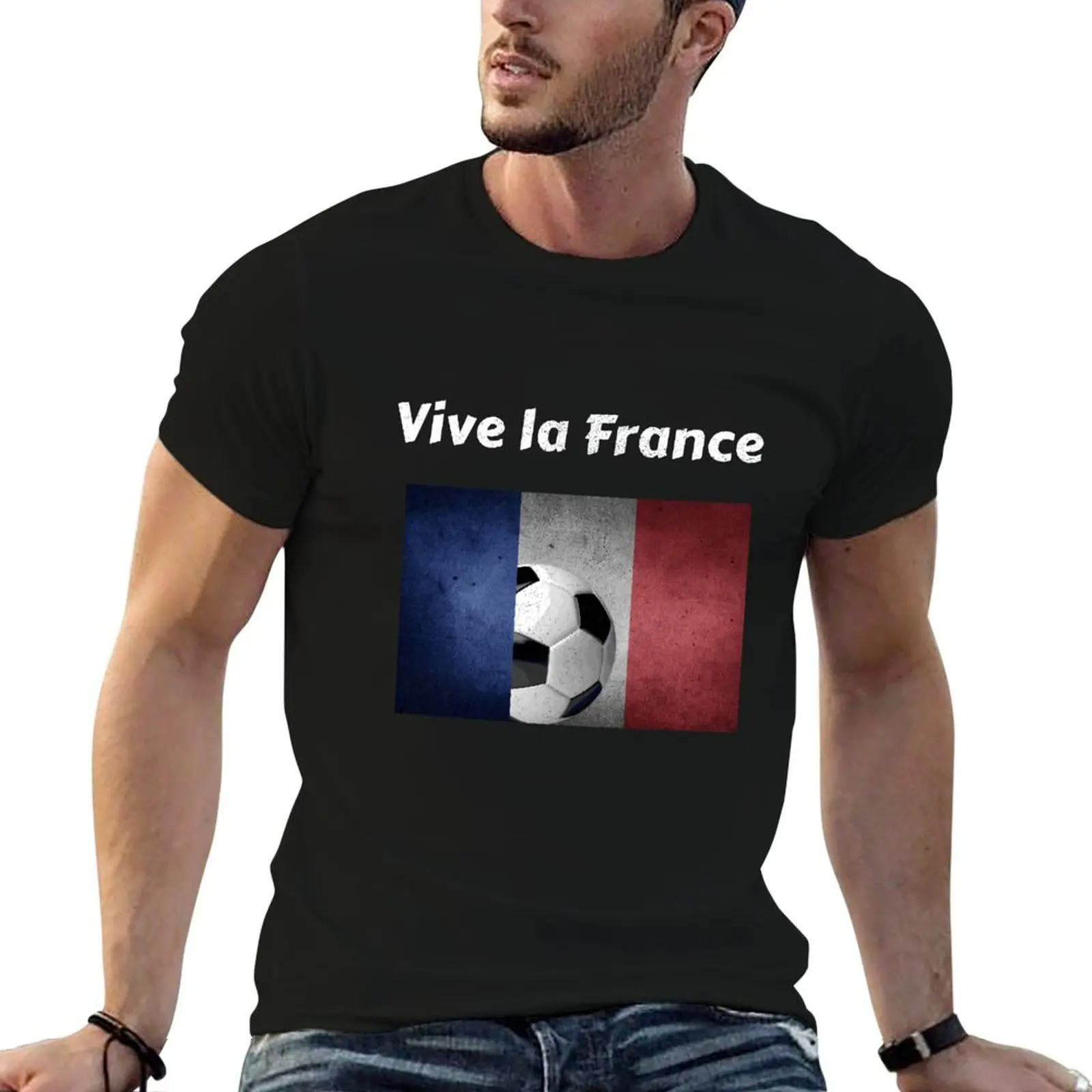 

Viva La France for French Football / Soccer Fans T-Shirt baggy shirts funny gifts Aesthetic clothing sweat shirts, men