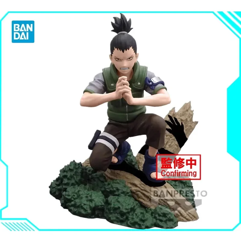 Bandai Original Banpresto Memorable Saga Naruto Nara Shikamaru PVC Anime Figure Mode Collectible Toys birthday christmas gift