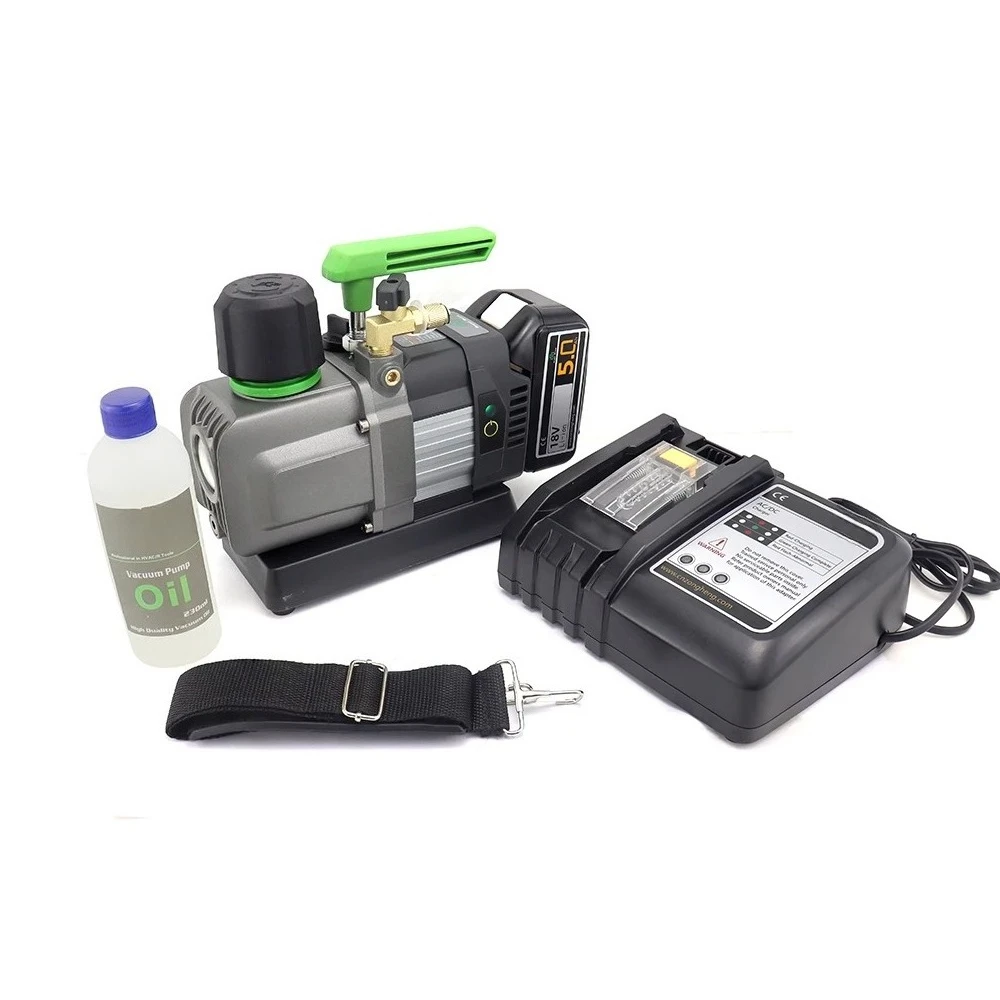 ST-2BMC Portable High Efficiency 2.5CFM 1/4HP Lithium Battery Vacuum Pump Air Conditioner Parts for Industrial Li-ion Cells