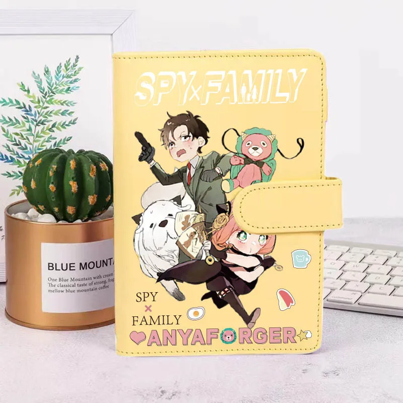 SPY FAMILY Anime Kawaii Notebook Cute Student Hand Account Sticker Message Book Kids Diary Book Paintbook Message Book Toy Gift