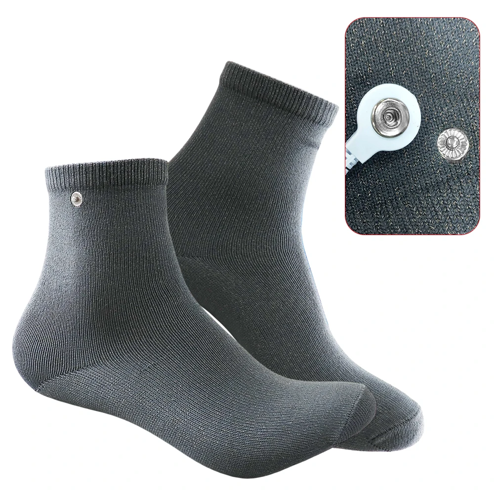 Electrode TENS Massager Silver Fiber Accessories Socks for Body Acupuncture Massage Electrostimulator EMS Muscle Stimulator