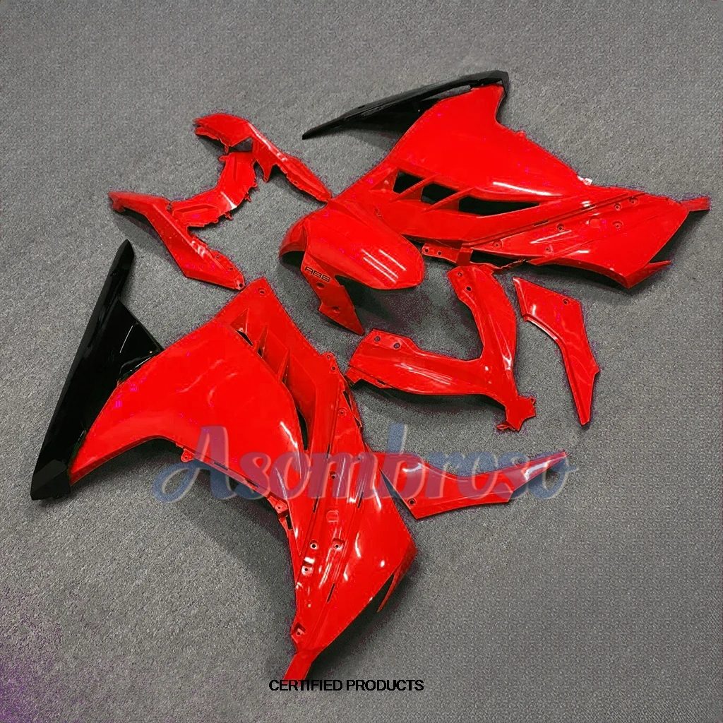 New Motorcycle Fairings Kit Suitable for Ninja250R Ninja 300R 13-17 EX250 ZX300R 2013 2014 2015 2016 2017 All Red Bodywork set