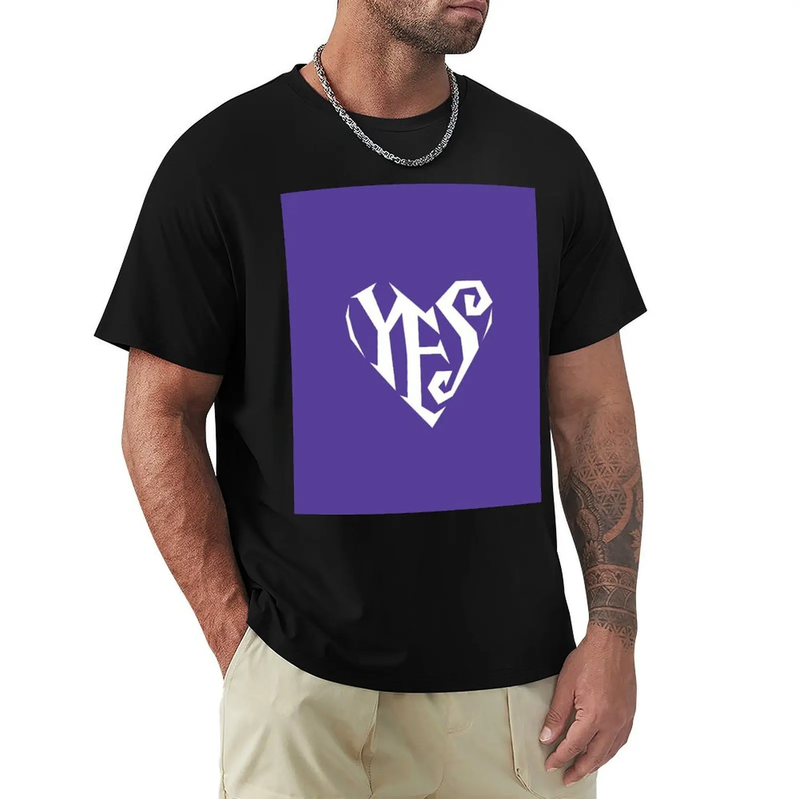 

YES POSITIVITY T-Shirt essential t shirt oversizeds Man t-shirt custom shirt mens graphic t-shirts