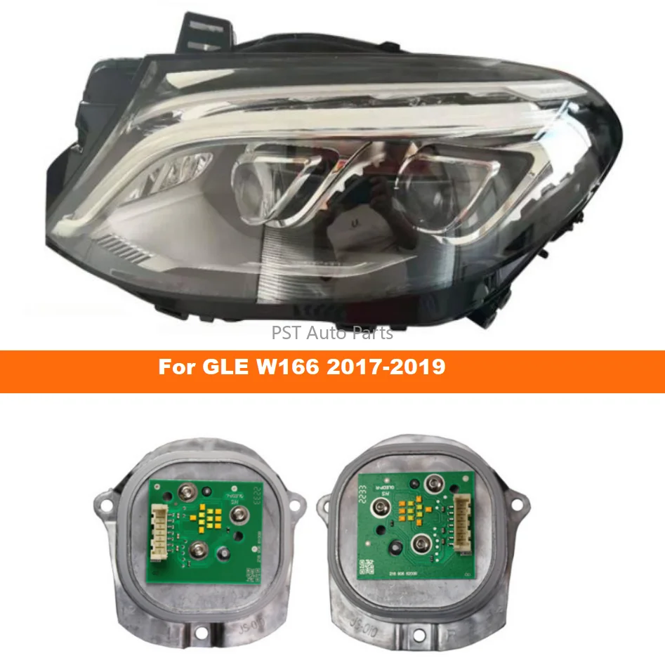 EU version Car Headlight LED Module for Mercedes-Benz GLE W166 2017-2019 Angle Eye Accessories plug and play A2189066100