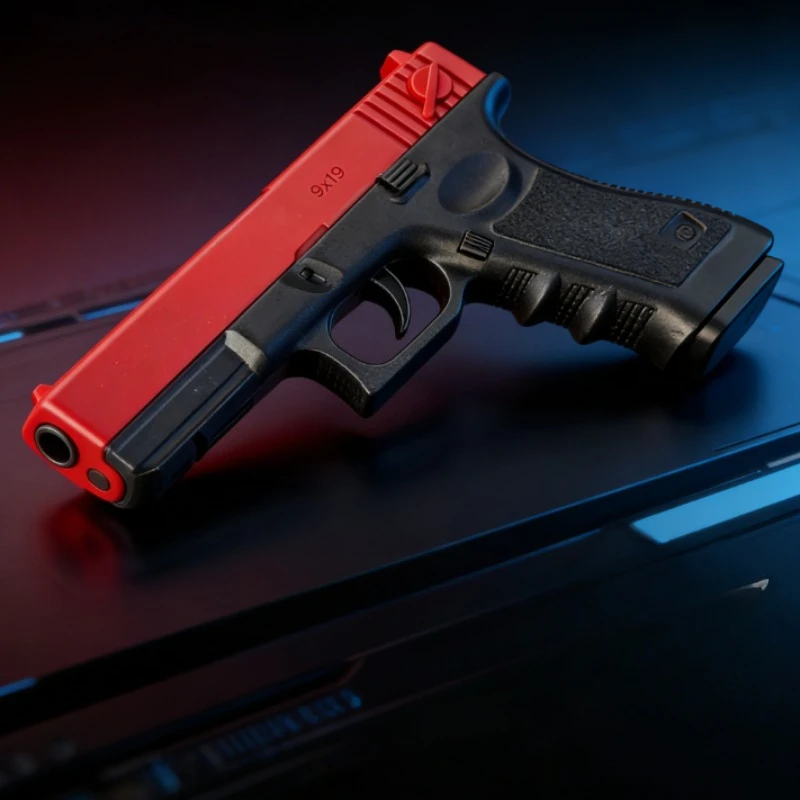 

Игрушечный пистолет G17 из сплава для стрельбы мягкими пулями, резиновые пули 7-8 мм, для игр на дальних дистанциях, идеальный подарок для детей и мальчиков