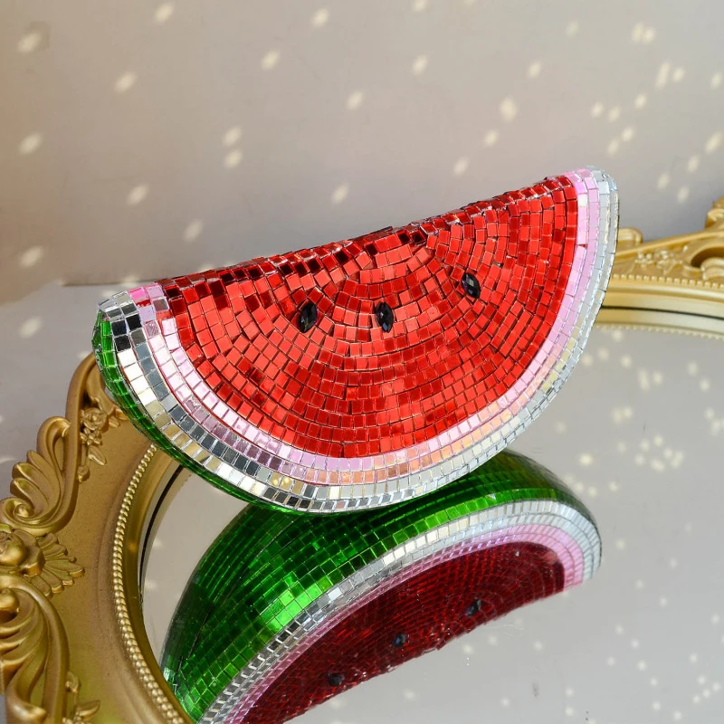 

Disco Fruit Watermelon Mirror-Glossy Mirror Watermelon Decorative Piece Party Supplies Home Decor Item