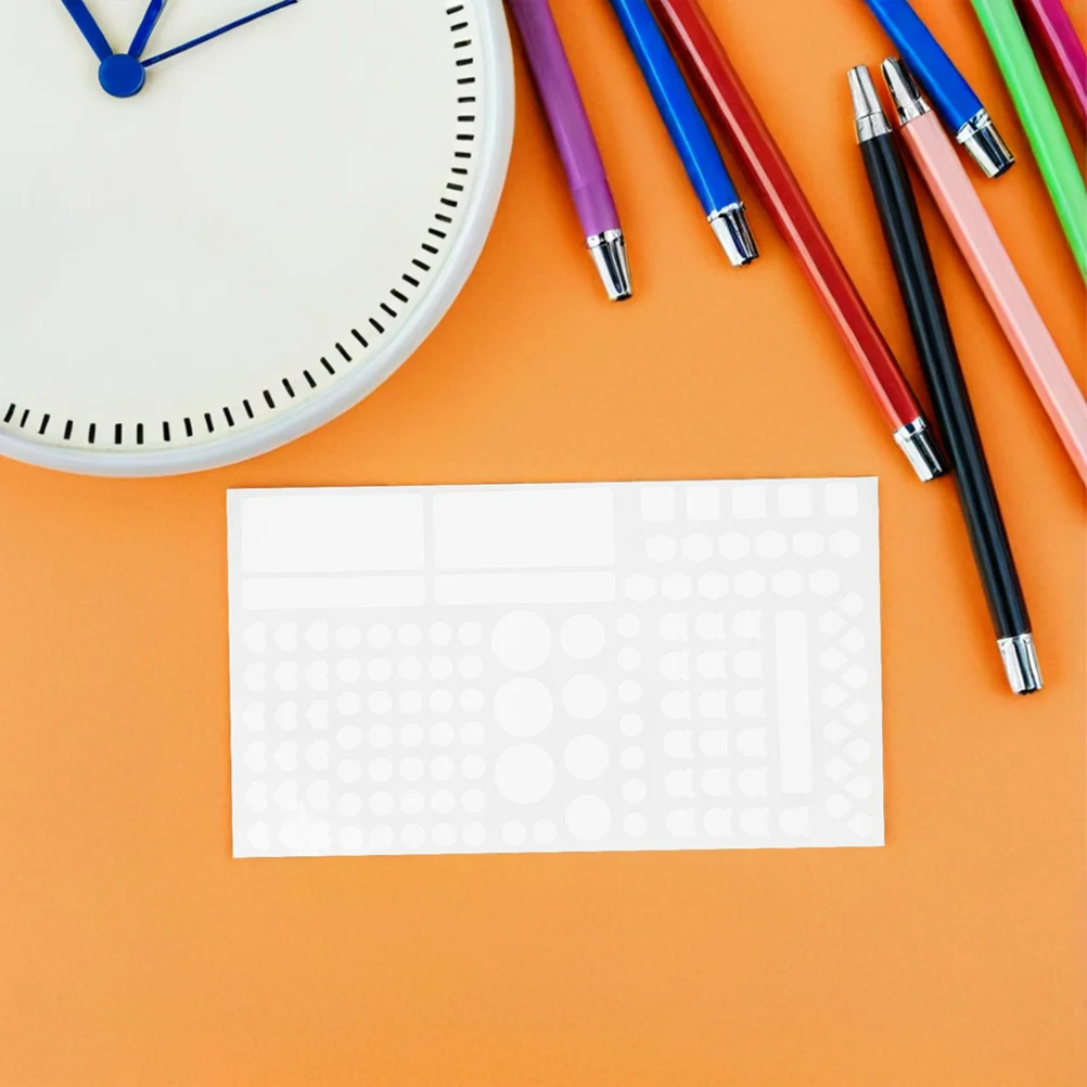 

2 Sheets Light Blocking Stickers White Light Dimming LED Covers for Router Clocks Electrical Appliances Blackout Stickers Sleep