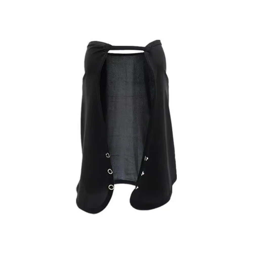 

Adjustable Solid Color Ice Silk Sunscreen Mask Shawl Quick Drying Cycling Scarf Neck Protector Scarves Face Veil Hiking