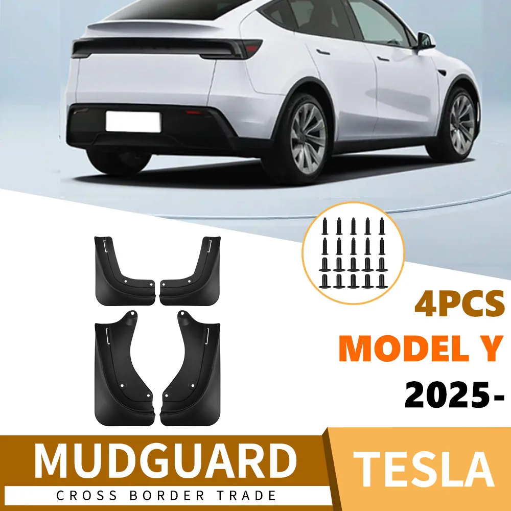 

For Tesla MODEL Y 2025 refresh version fender Tesla cross-border modely fender tiletesla model y mud flaps