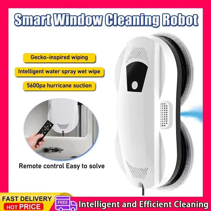 

Window Cleaning Robot New Design Smart Building Glass Cleaner Window Home Household Grass Cleaning