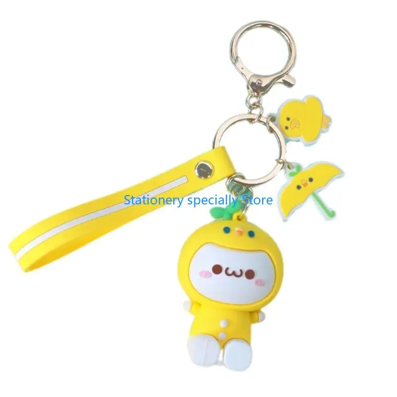 

P0RB Universal Mini Cartoon Silicone Holder Pendant Gifts 10x6.6cm