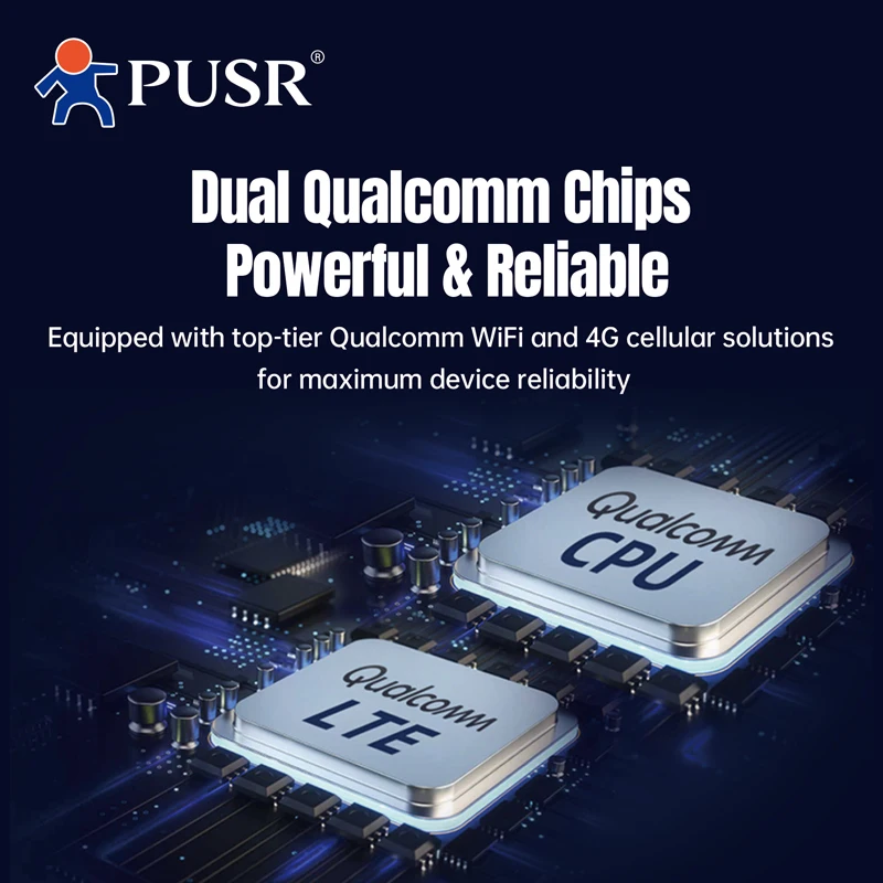 PUSR 4G WiFi Industrial Router Dual Sim+Wan 5*Ethernet+RS232+RS485 Ports GPS MQTT Modbus Gateway Qualcomm Router USR-G806p