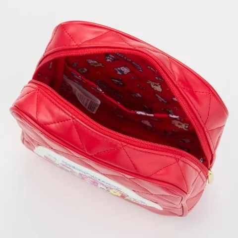 Sac de rangement pour rouge à lèvres pour femmes, trousse de maquillage à carreaux, rose, mignon, mignon