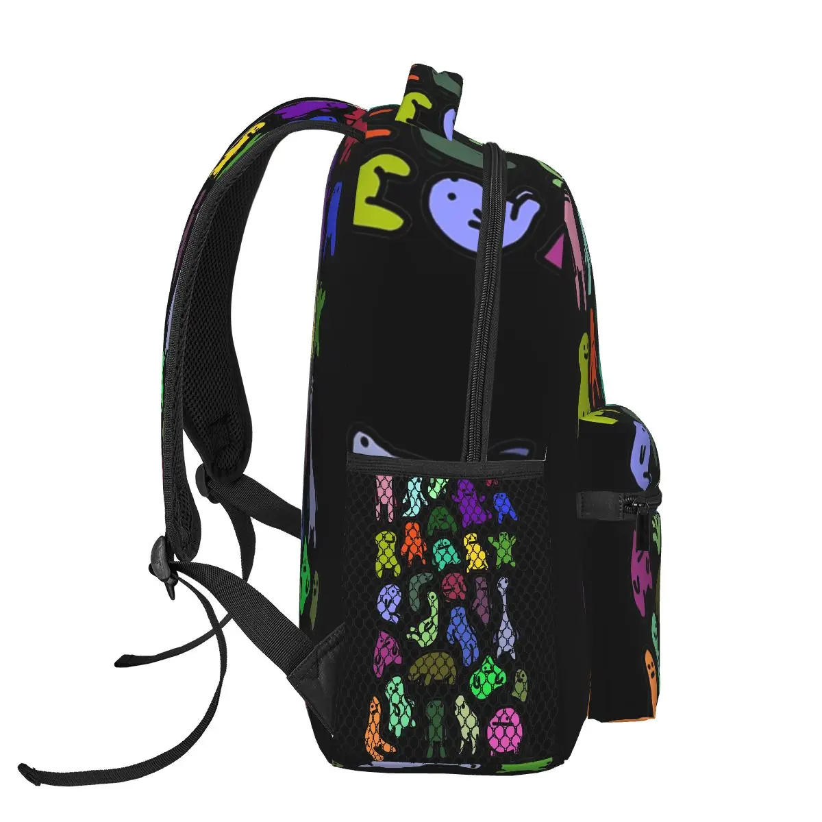 Mochilas Creature Bunch Doodle, mochila para niños y niñas, mochilas escolares para estudiantes, mochila de viaje de dibujos animados, bolso de hombro de gran capacidad