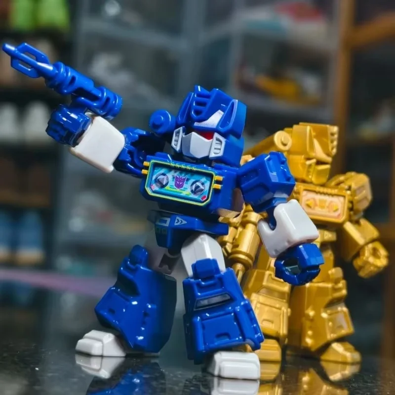 Gorąca Wyprzedaż Blokees Transformers Starry Edition V3 Blind Box Devastator Optimus Prime Grimlock Soundwave Zestaw Robotów do Składania Zabawki Prezenty