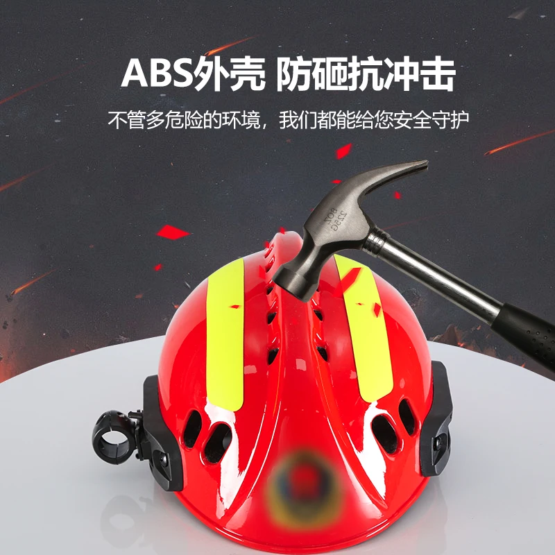 **Fire Rescue Helm Aardbeving Bos Fire Rescue Noodbescherming Helm Rescue Team Equipment