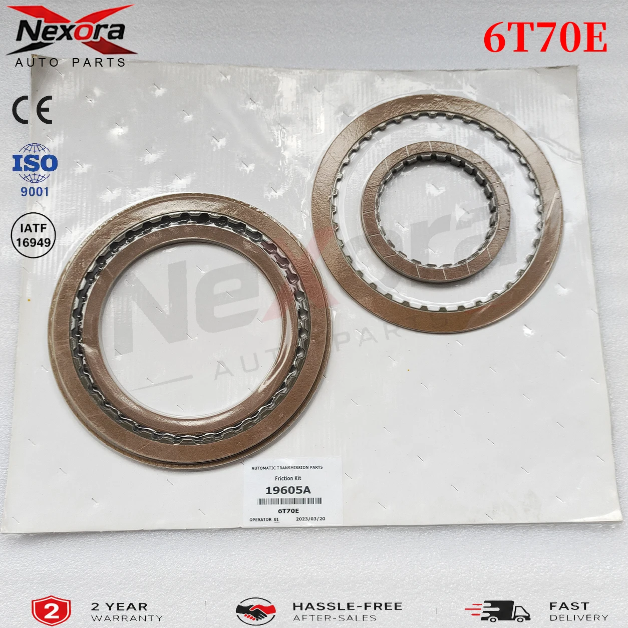 Brand New 6T70 6T75 6T70E 6T75E 6F50 6-Speed Transmission Friction Plates Kit For Buick GMC Acadia Cadillac Chevrolet 3.0L 3.6L