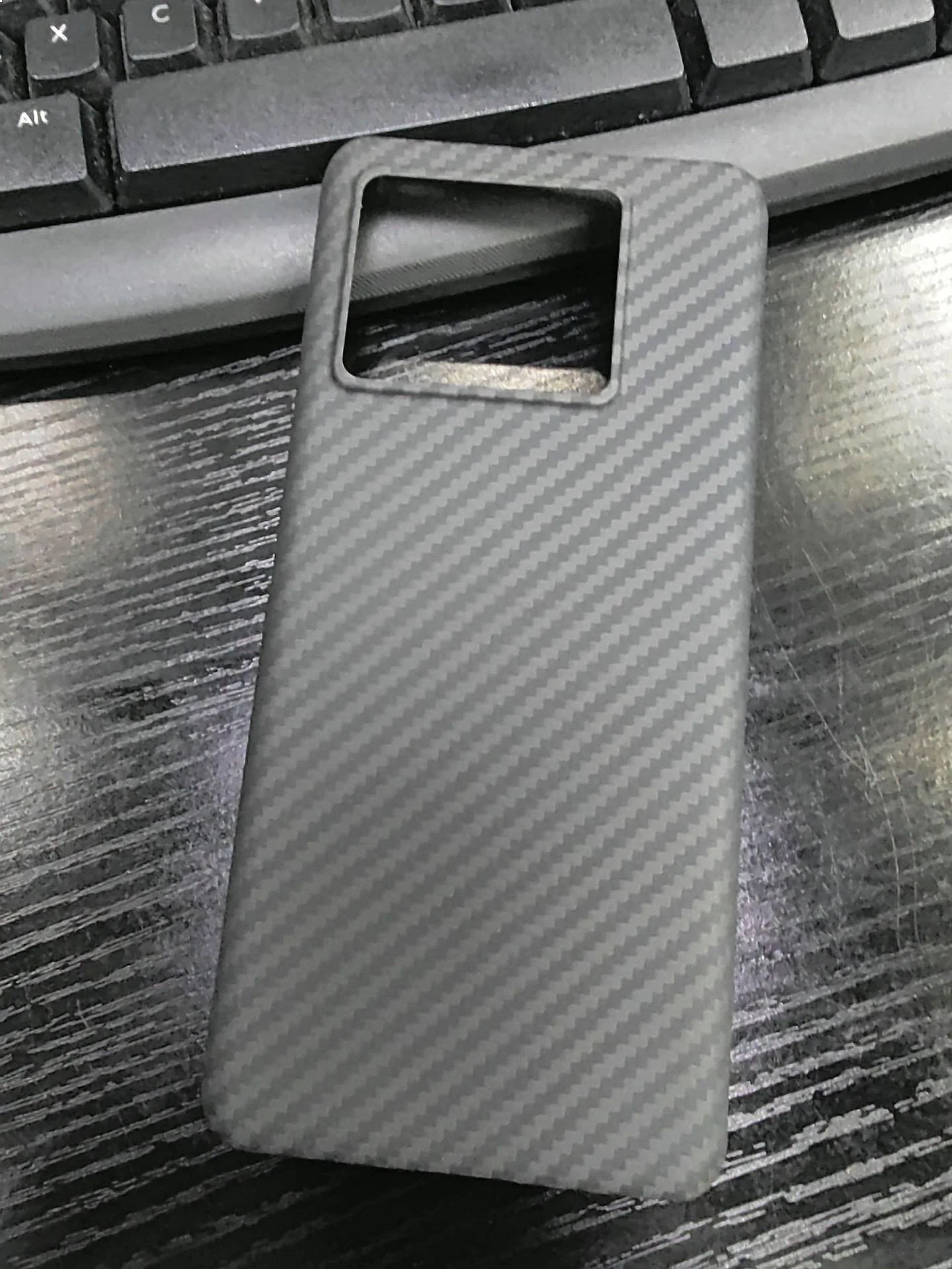 For VIVO IQOO NEO8 Carbon Fiber Aramid Fiber Ultra Thin Protective Shockproof Cover