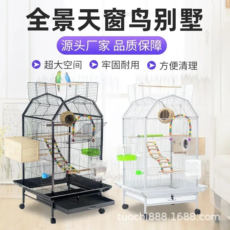 Directly from the manufacturer metal, multi-functional, bird villa, parrot cage