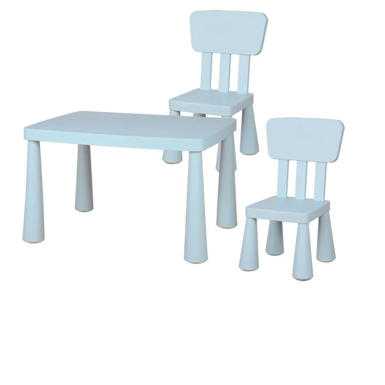 

Children's table and chair set Plastic activity children's dining and learning chair