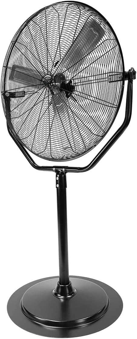 

Industrial 30" Pedestal Fan, Powerful Heavy Duty, Commercial Fan for Warehouses, Factories, and Large Spaces, Adjustable Height