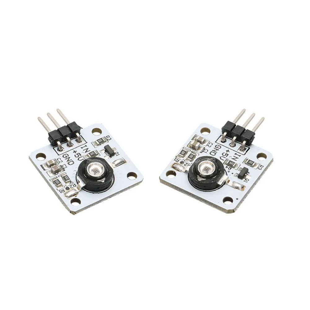 2PCS 1W 350MA 3W 700MA 5V High Power Infrared Ray IR Remote Control Launch Module Launcher Transmitter Board 940nm LED fr RC Toy