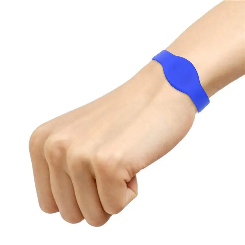 ABGI-20 Stück RFID-Armbänder, 125 kHz IP68 ID-Karte Saunakarte Zugangskontroll-Armband für Hotel, Schwimmbad, Saunaraum – Detail 4