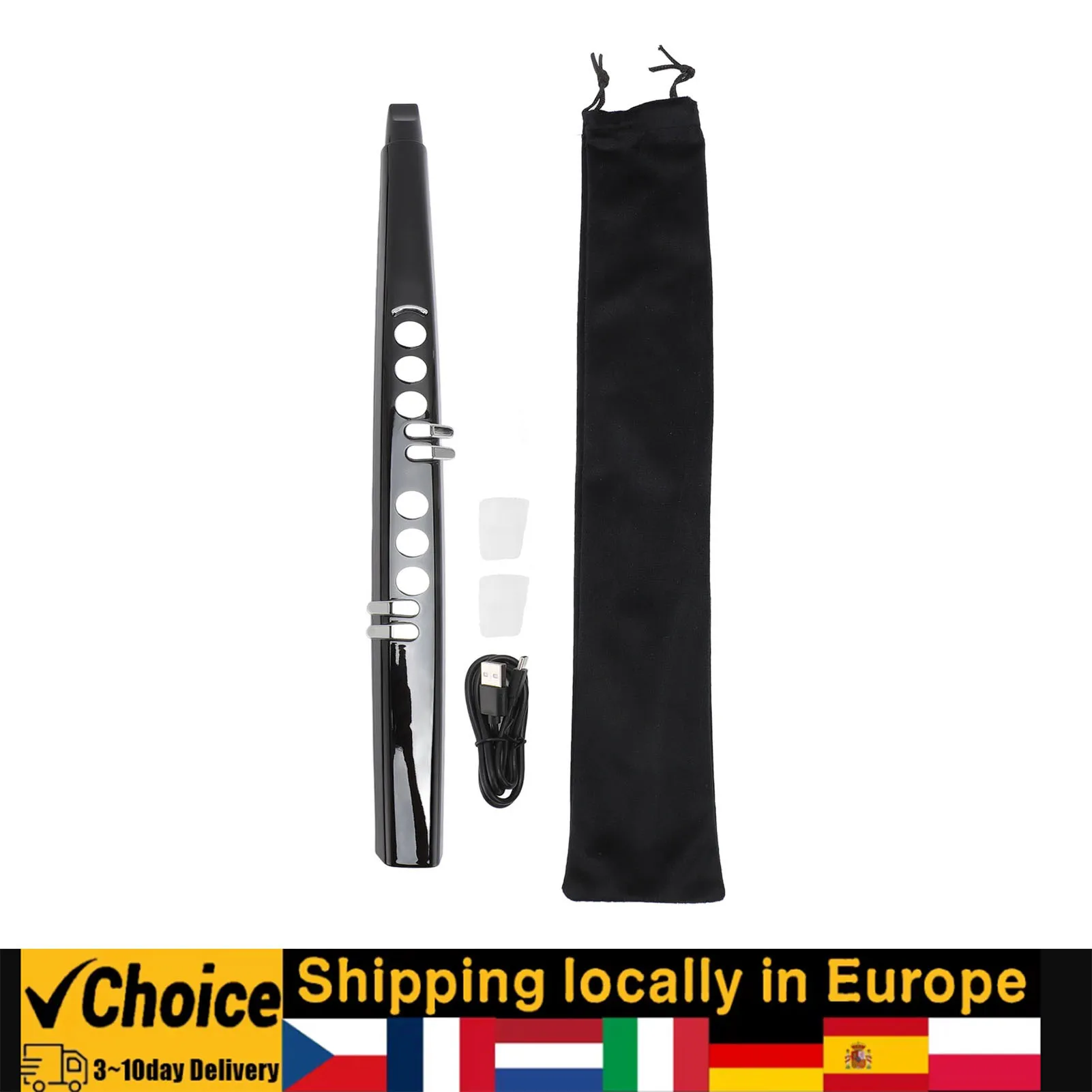 Saxophone électronique MIDI Portable, 13 tons, multifonctionnel, 3 sensibles au soufflage, Mini Instrument à vent numérique pour la pratique