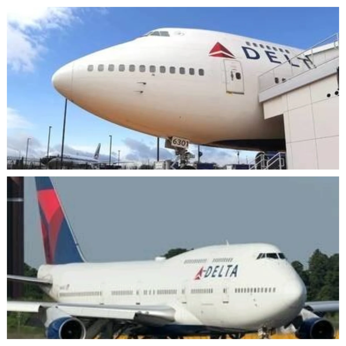 Display Airplane Model Plane 747 Delta Airlines 1/150 Scale 47CM B747 Airplane Kit Resin Modern decoration home halloween