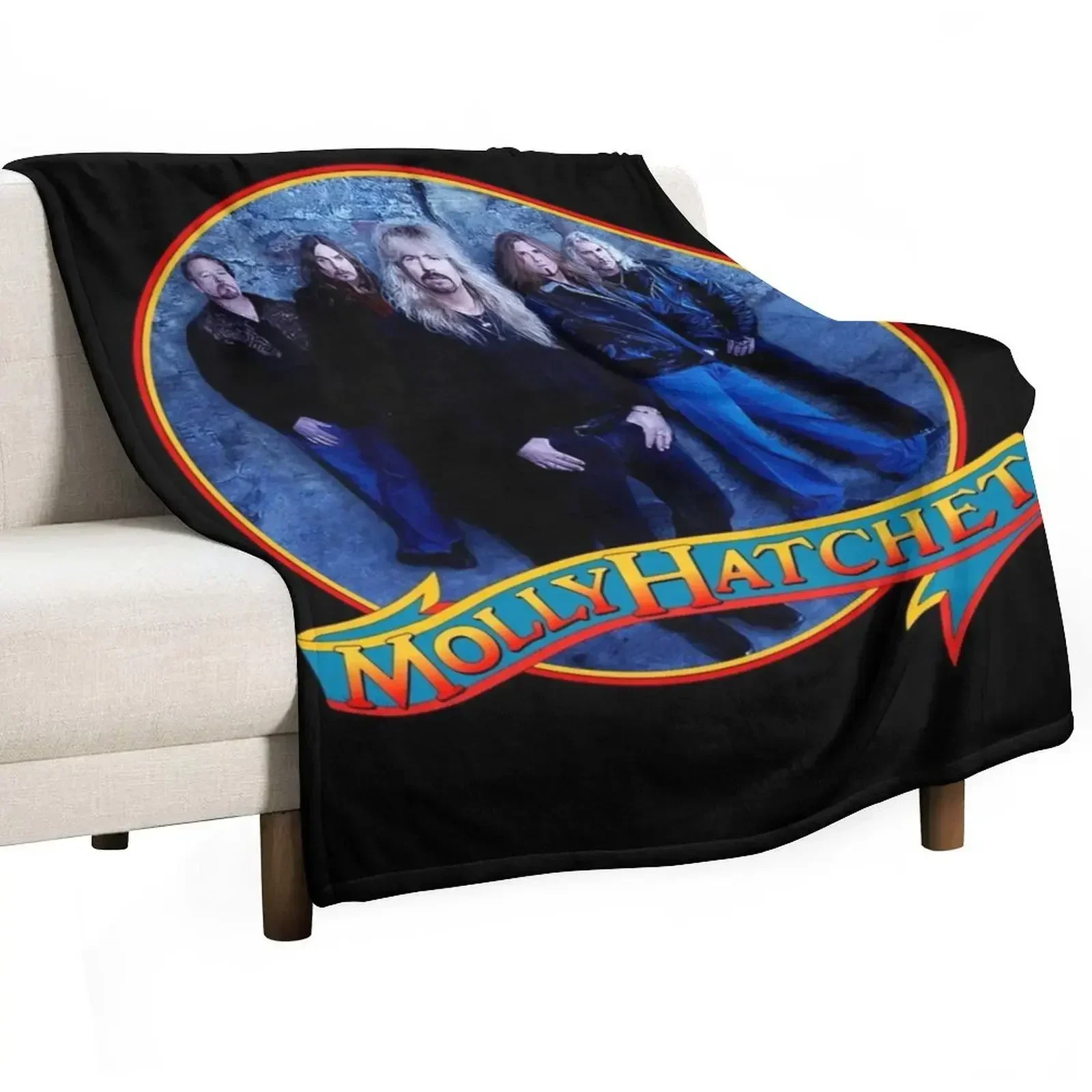 Silent Reign of Heroes Rock Band Gift For Fan Throw Blanket Extra Large Throw Custom Retros Flannel Fabric Blankets