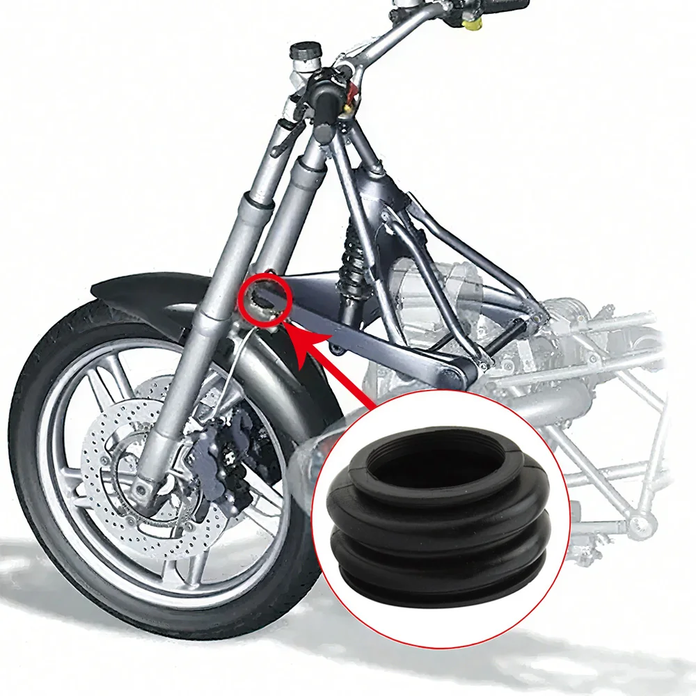 Couvercle de Protection de botte en caoutchouc pour Joint sphérique de moto Telelever, 1 pièce, accessoires de moto pour BMW R1200GS ADV R1100GS R900RT