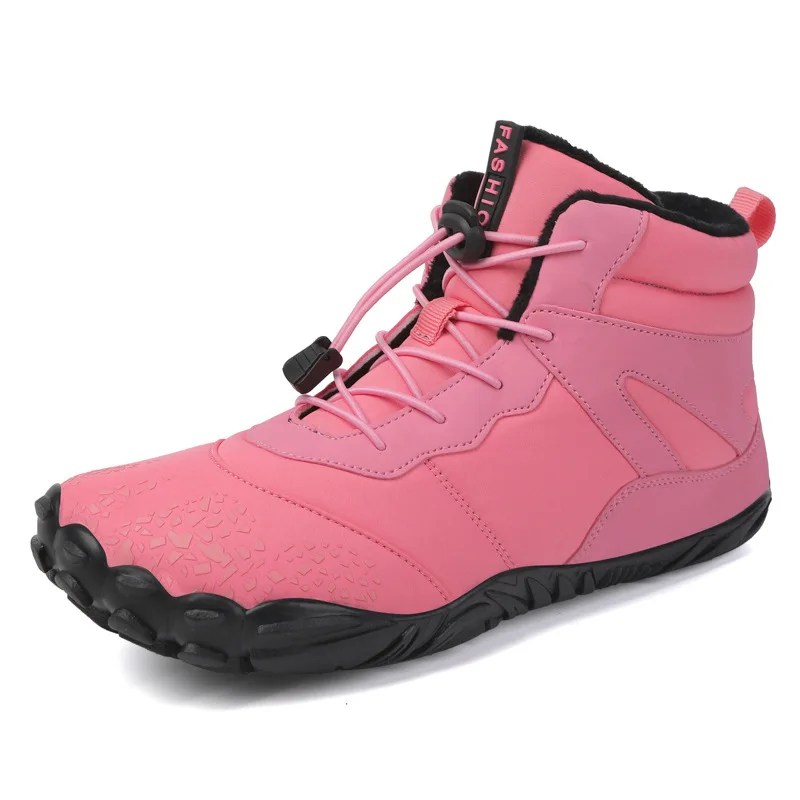 Brand New Winter Boots for Men Women Snow BareFoot Outdoor Non-slip Warm Fur Casual Sneakers Plus Size Ankle Boots Hiking Shoes