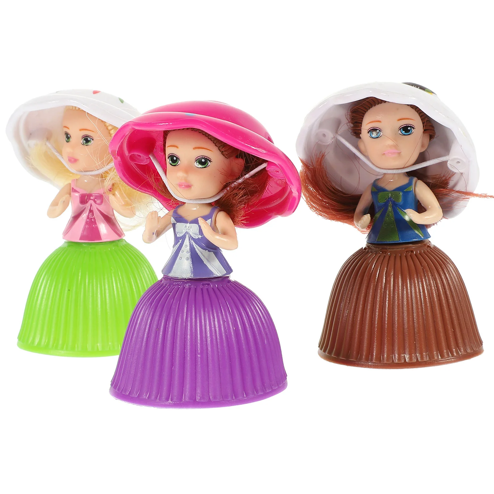 

3pcs Mini Cupcake Surprise Cupcake Gift Toys (Random Color and Style)