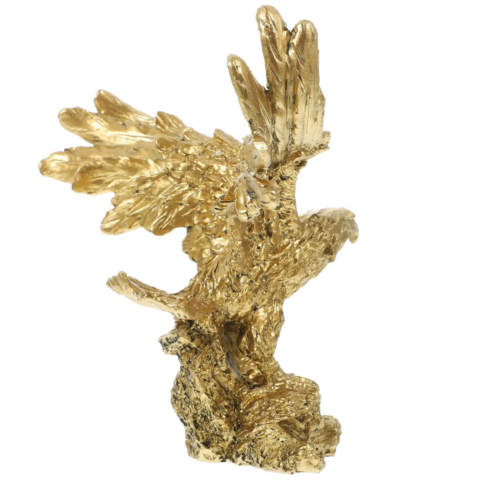 Simulation Eagle Sculpture Resin Craft Home Office Decor Large Resin Eagle Statue Tabletop Animal Ornament Dazhan