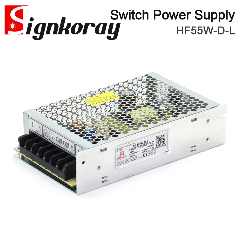 

SignkoRay HF55W-D-L переключатель питания ± 15 в, 2 А, двойной выход для лазерной маркировочной машины