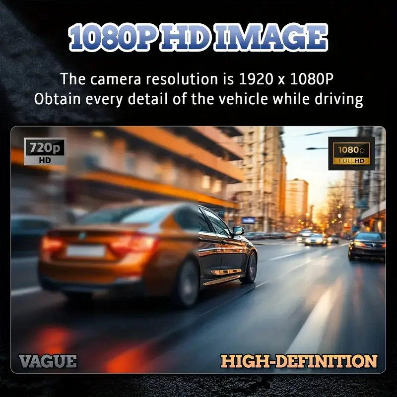 كاميرا لوحة قيادة مزدوجة التسجيل مخفية تقدم جودة HD 1080P، تدعم التسجيل المستمر، تحفظ البيانات الضرورية تلقائيًا - 4
