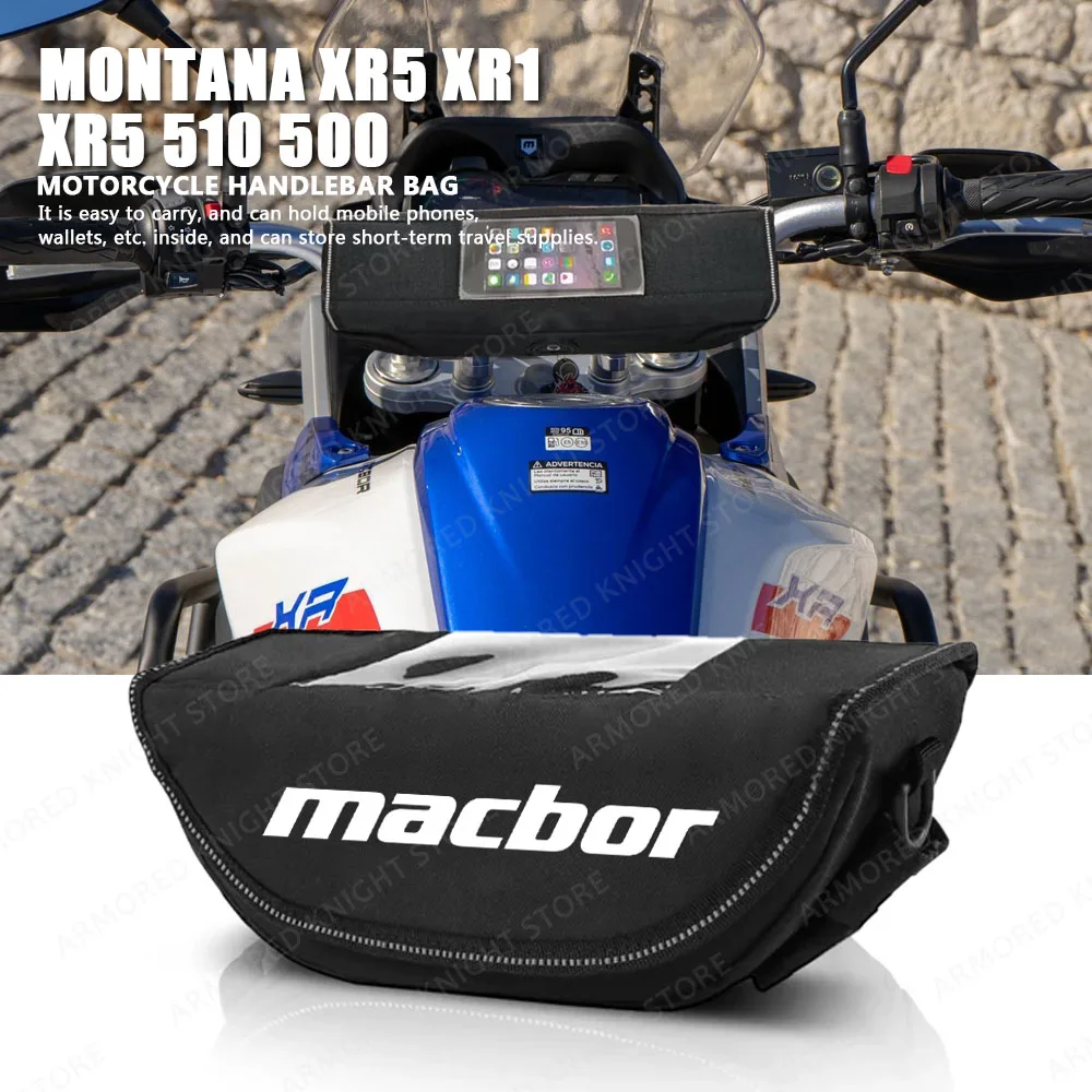 

Водонепроницаемая сумка на руль мотоцикла, для Macbor Монтана XR5 XR1 XR5 510 500 Rockster flat 125