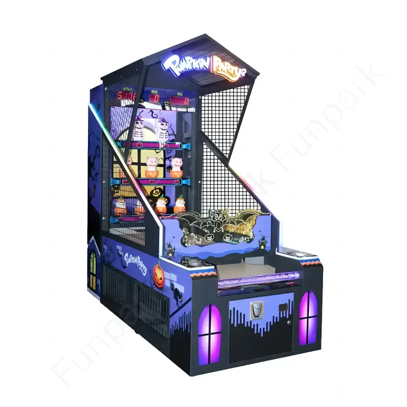 Amusement Game Machine Shooting Coin Operated Arcade Pumpkin Part 2 Throw Balls Ticket Redemption