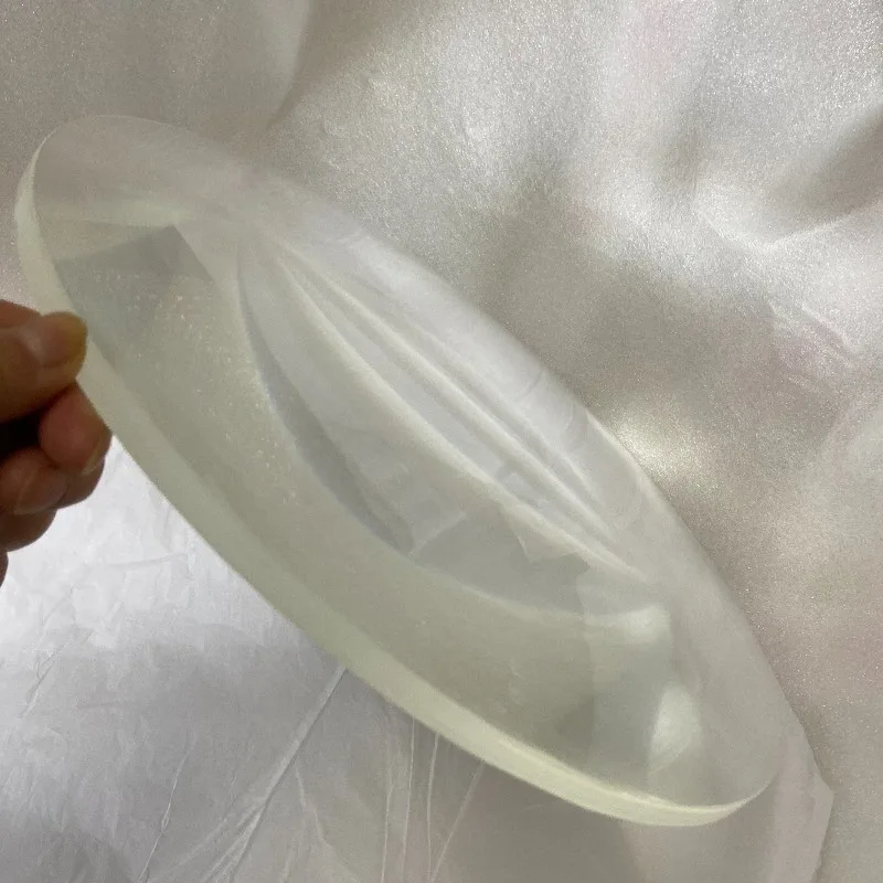 Dia.300mm Thickness 30/34/40mm Plano Convex Lens ​Large Magnifier Round Glass Lens Focal Length 970/810/700mm Lenses