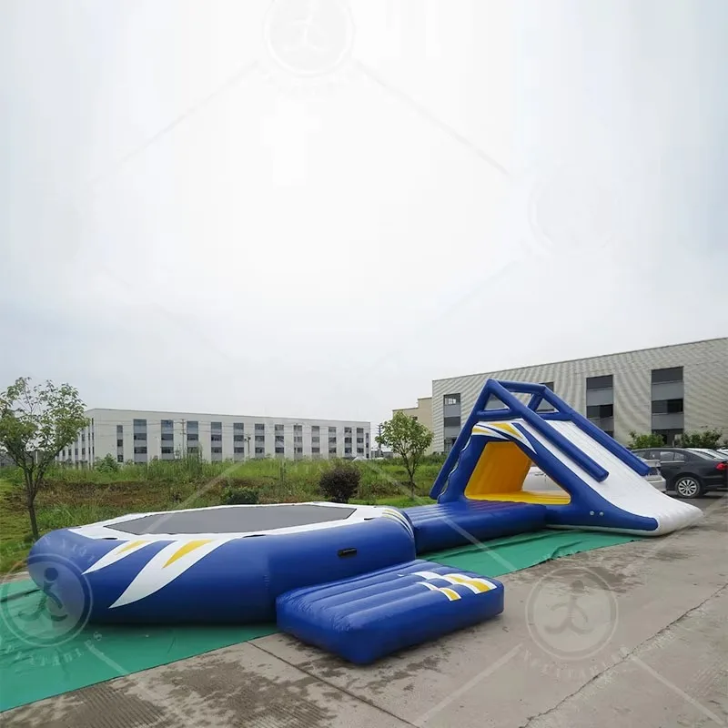 

Outdoor Adult or Kids Water Game Park River Inflatable Floating Island Recreation Facilities