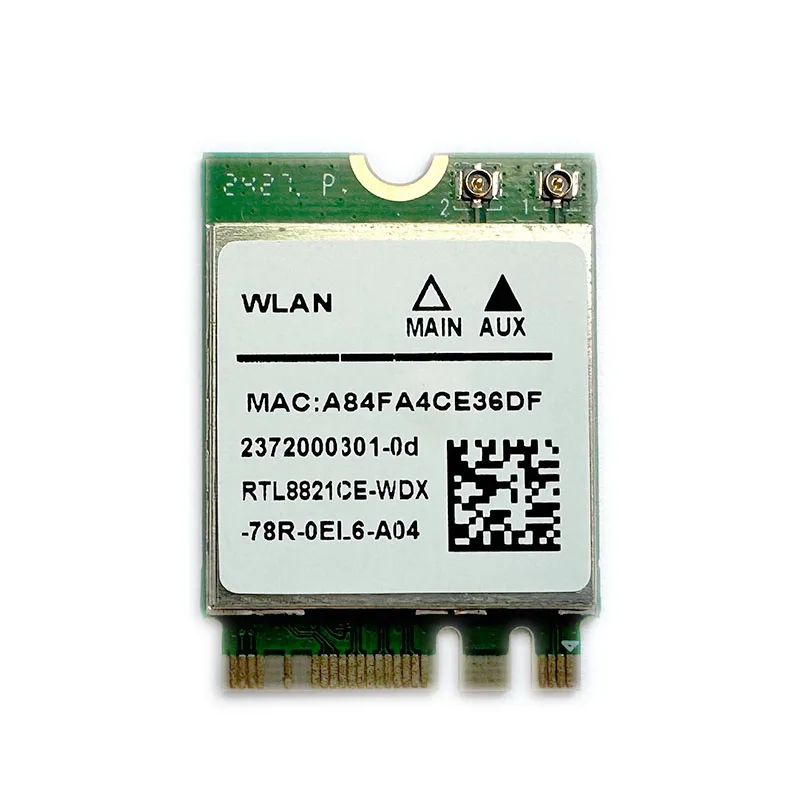 RTL8821CE 802.11AC 1X1 Wi-Fi+BT 4.2 combo adapter card Wireless network card, suitable for DELL ASUS, China Acer RTL8821