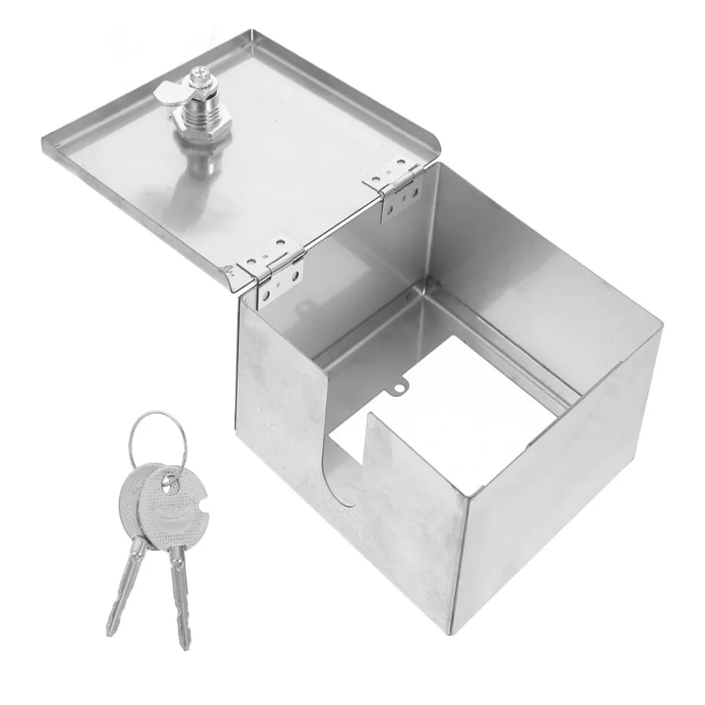 Outdoor Waterproof Socket Enclosure with Lock for Electrical For Safety Built in Stainless Steel for Performance