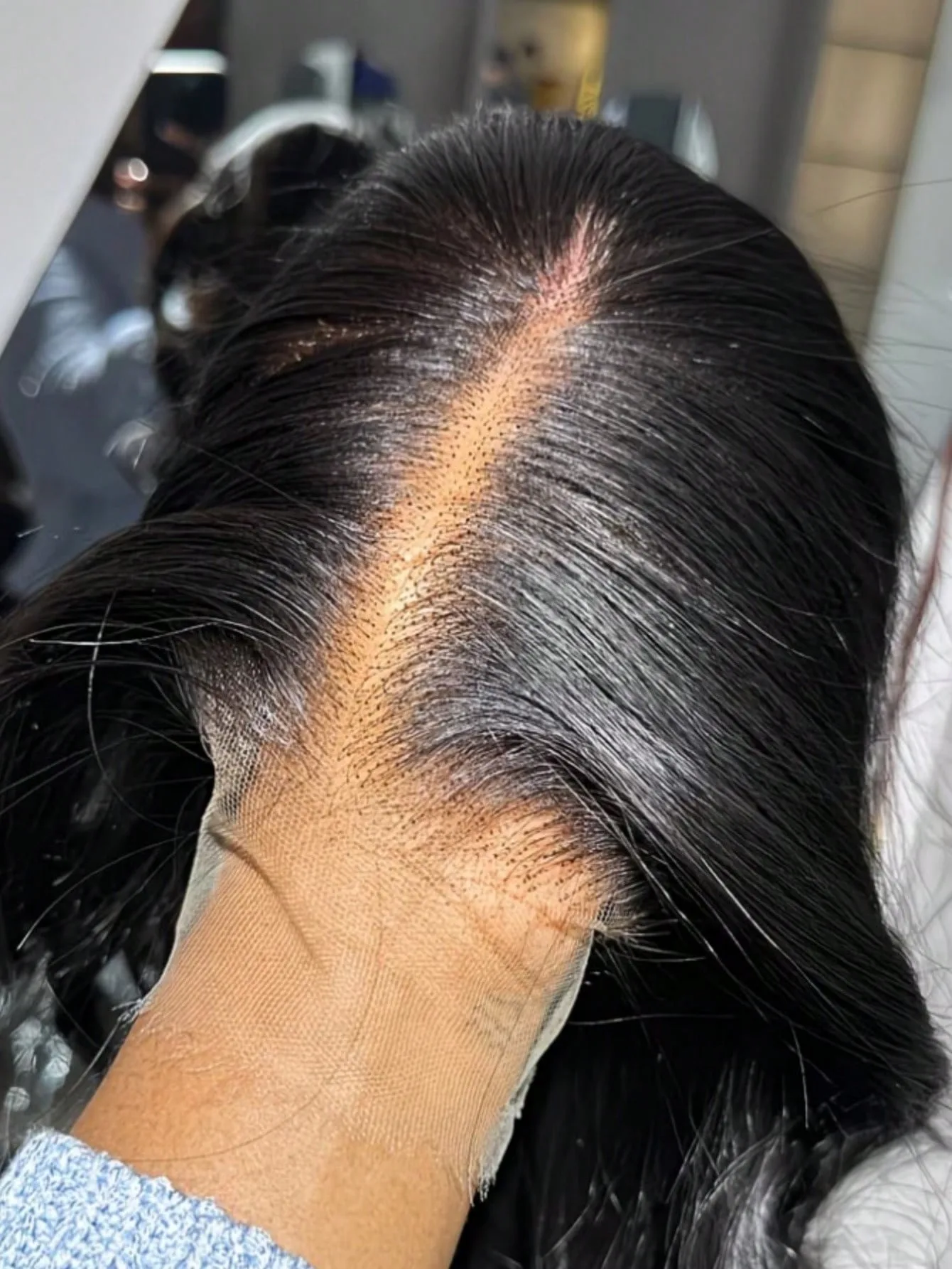 40 Inch 13x4 Transparent Straight Lace Front Wigs 200 Density Brazilian 13x6 Lace Frontal Wig Long Straight Lace Wig Pre Plucked Hairline With Baby Hair Natural Color For Women