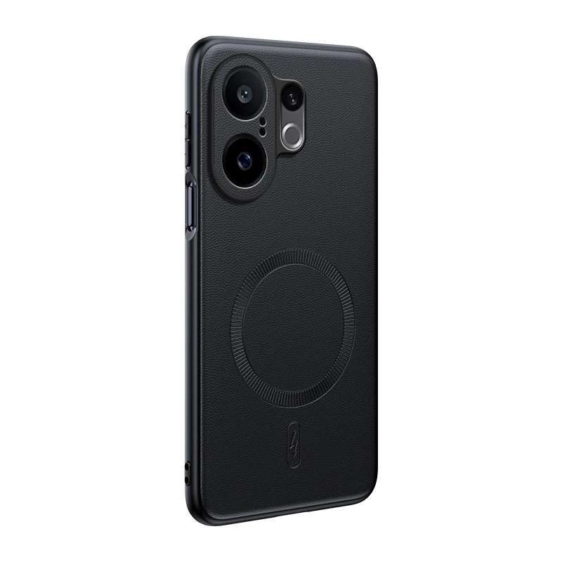 Für VIVO S30 Pro Mini: Magnetische Schutzhülle aus Leder, Anti-Fingerabdruck, rutschfest, aus PC+TPU. – Detail 2