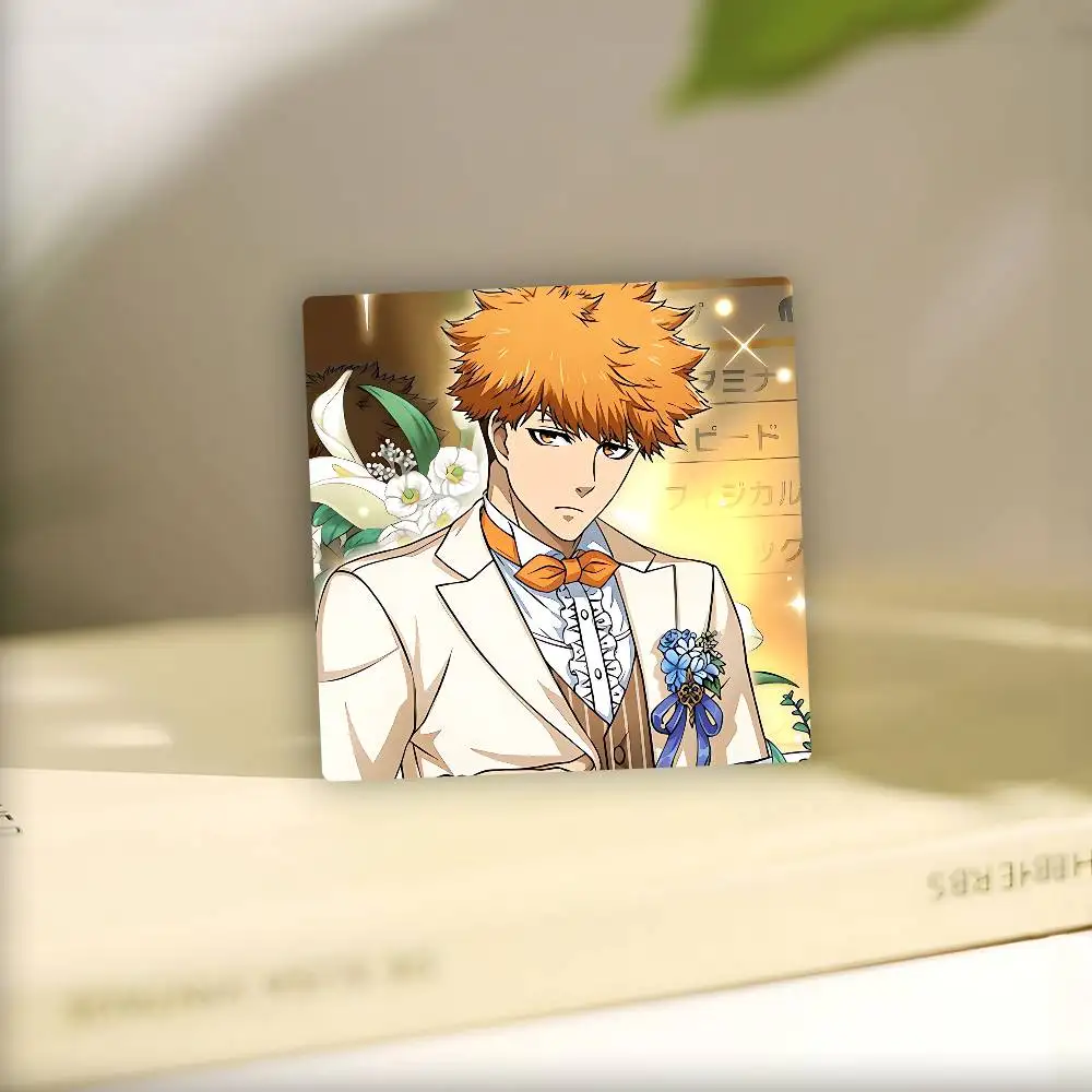 RensukeS ANIME K-kunigami 1pc Fridge Magnet Personalized Magnetic Durable Plastic Square Picture Surface Fridge Magnets