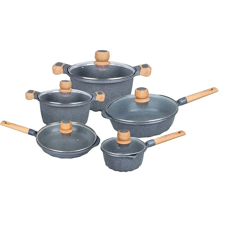 

Cooklover India Ceramic Non Stick Cooking Pot Set Of Pots And Pans With Non-Stick Coating