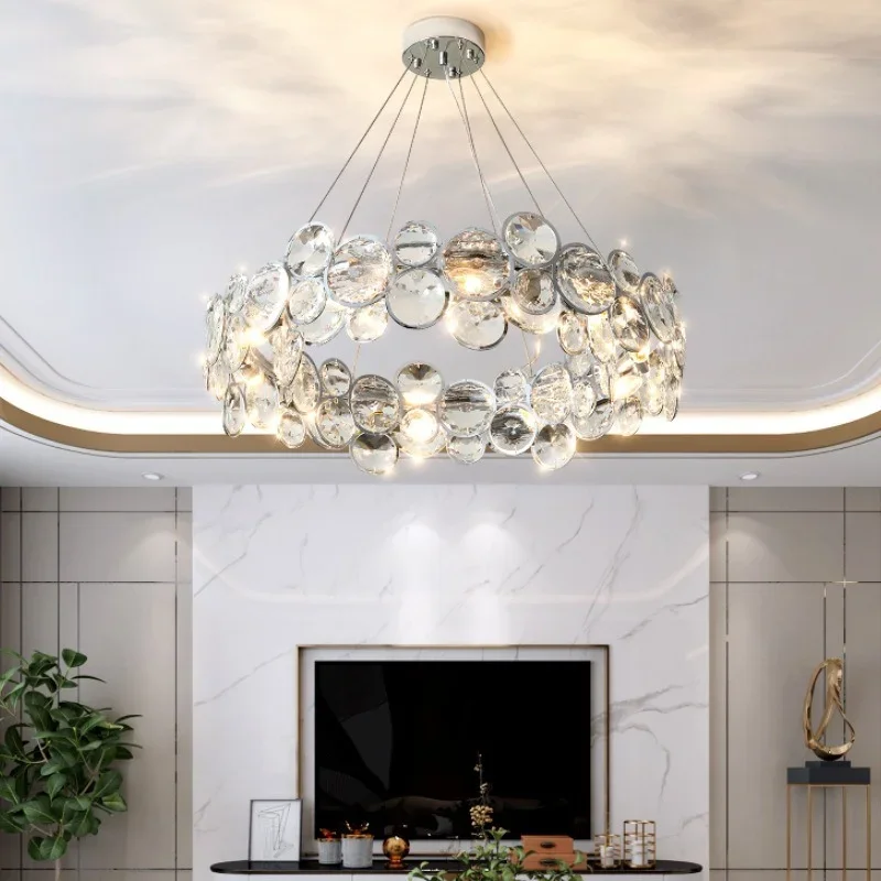 Post Modern Chandeliers Lighting Nordic Living Room Gorgeous Kitchen Dinning Room Home Decor Hanging Chandelier Lamp Crystal