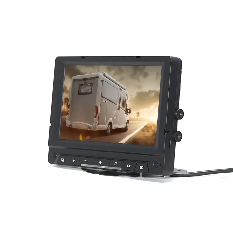 Car Reversing Assist Car Monitor 7 Inch Video Recording Truck Trailer Goods Truck Bus